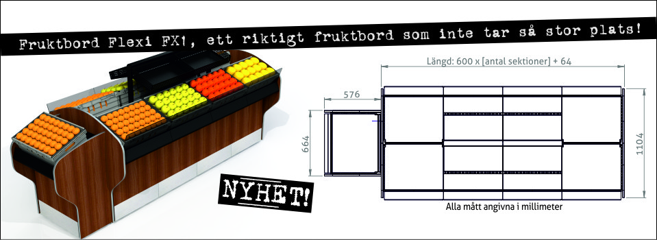 Fruktbord Flexi FX1